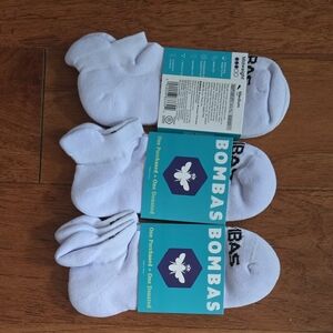 Bombas Classic White Athletic Socks